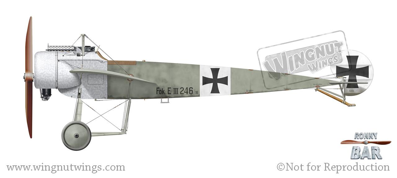 独創的 Wingnut (Late) E.III Fokker 1/32 - Wings 航空機・ヘリコプター
